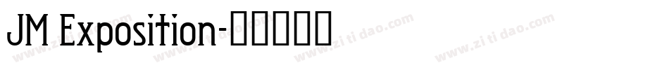 JM Exposition字体转换